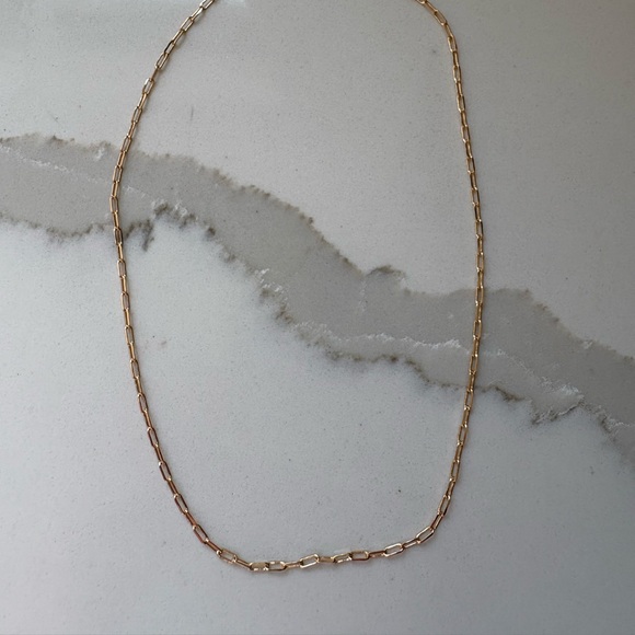 Elegant Gold Chain Necklace 14k gold plated - Picture 1 of 1